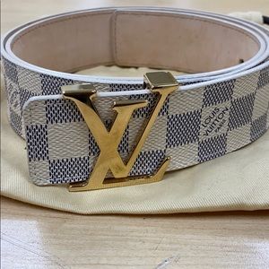 Louis Vuitton Daniel Azur Initiales Belt